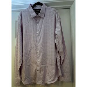 Bonobos Shirt Men's XL Slim Fit Button Up‎ Long Sleeve Stretch Purple Check